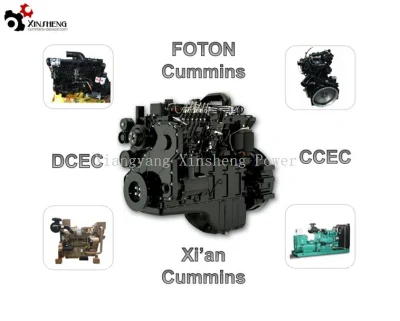 Original Cummins Dieselmotor 4/6/12 Zylinder B/C/L/NT855/K19/K38/M11/ISF-Serie